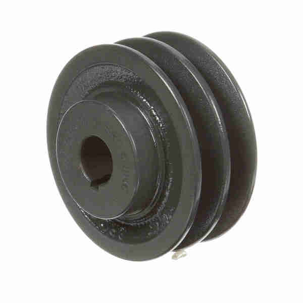 2 Groove Cast Iron Fhp - Finished Bore Sheave, 2AK34X3/4